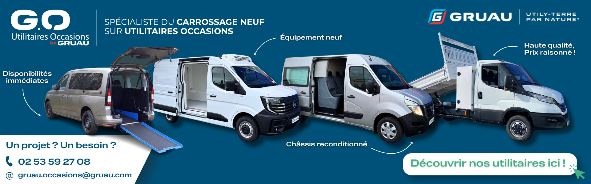 Gruau Occasions - utilitaires occasion